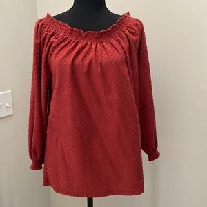 Style & Co long sleeve Top/Blouse. Size Large.